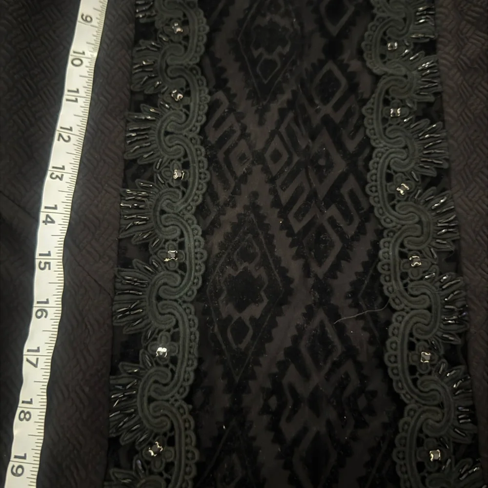 C. Luce Black Long Sleeve Lace Dress - Picture 6 of 8